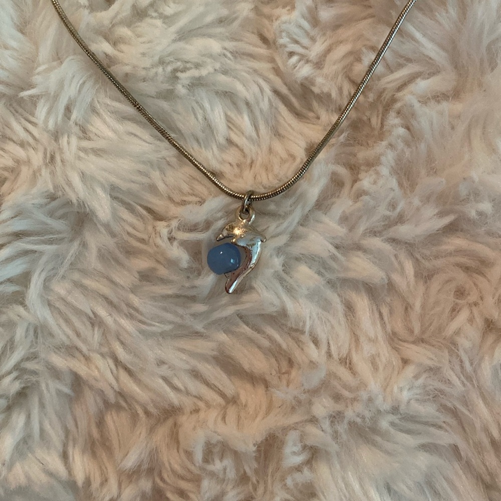Dolphin Silver Necklace